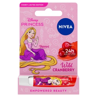 Nivea Disney Princess, nurturing lipstick, cranberry, Rapunzel, 4.8 g