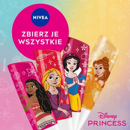 Nivea Disney Princess, nurturing lipstick, cranberry, Rapunzel, 4.8 g