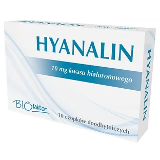Hyanalin, rectal suppositories, 10 pieces