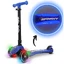 LED faltbarer Scooter mit beleuchteter Plattform Sparky, + 3 Jahre, Blau, Milly Mally