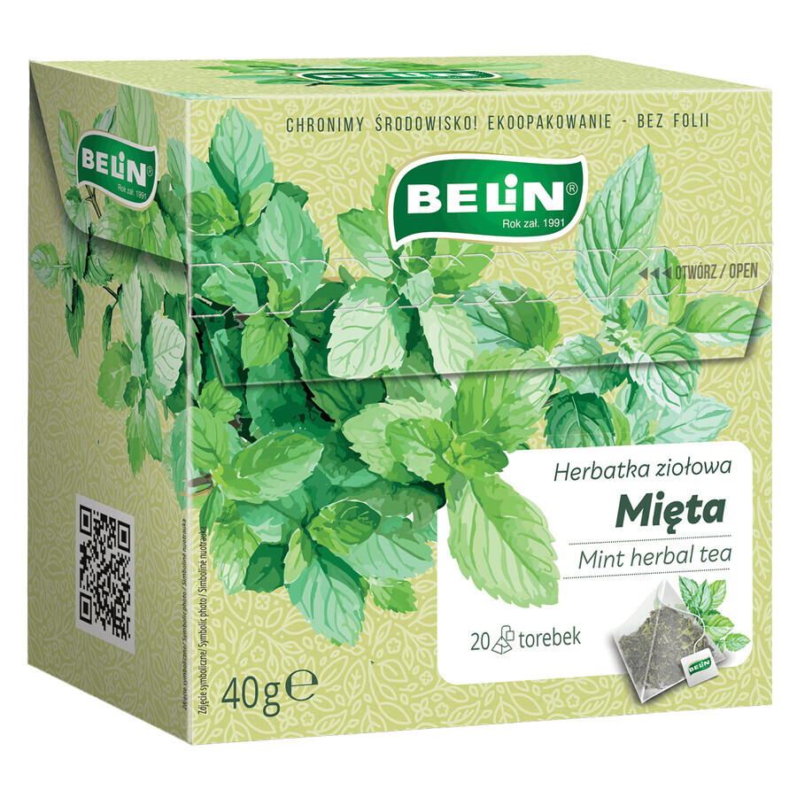 Belin Menthe, tisane, 2 g x 20 sachets
