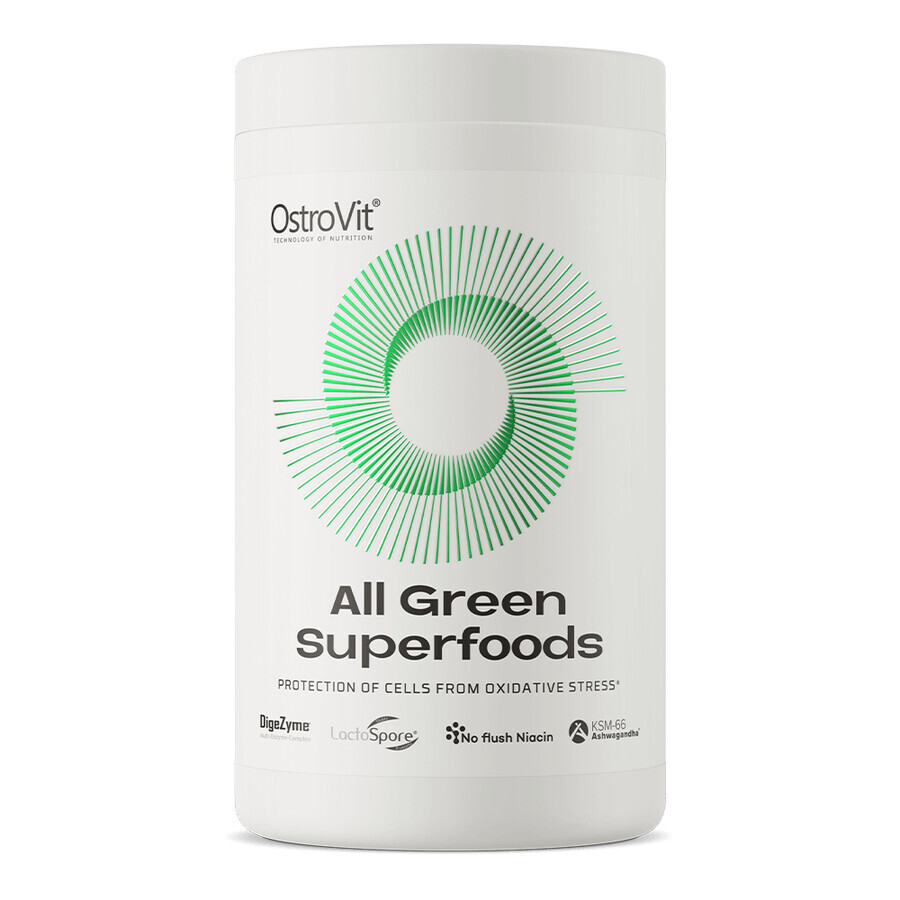 OstroVit All Green Superfoods, natural flavor, 345 g