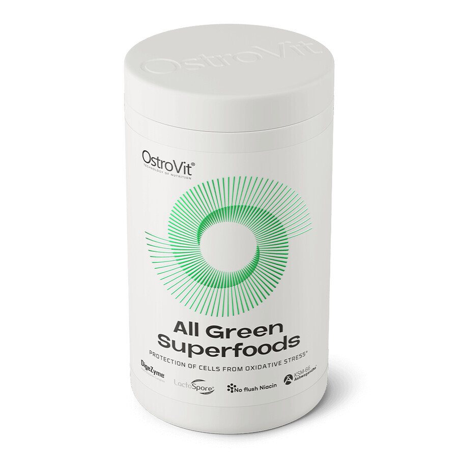 OstroVit All Green Superfoods, natural flavor, 345 g