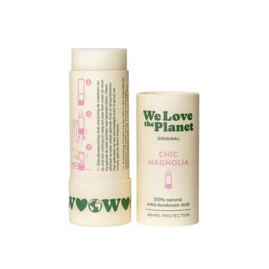 Natural deodorant stick, Chic Magnolia, 40 g, We Love The Planet