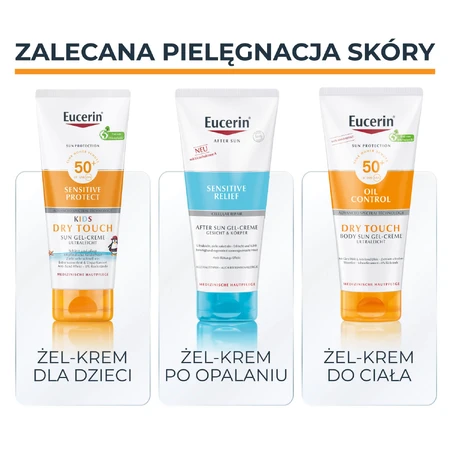 Eucerin Sun Protection Sensitive Protect, spray protector para niños, ultraligero, FPS 50+, 200 ml