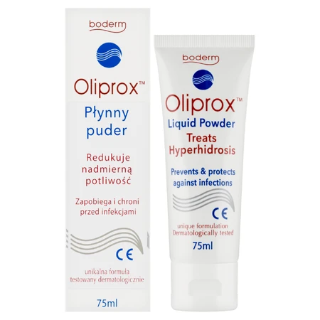 Oliprox, vloeibaar poeder, vermindert overmatig zweten, 75 ml