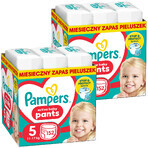 Pampers Pamperset, luiers, Junior, maat 5, 12-17 kg, 2 x 152 stuks