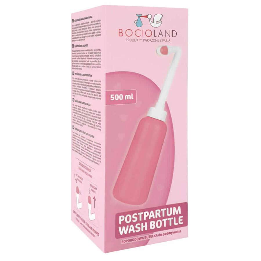 Bocioland, frasco postnatal para el lavado de la zona íntima, 500 ml