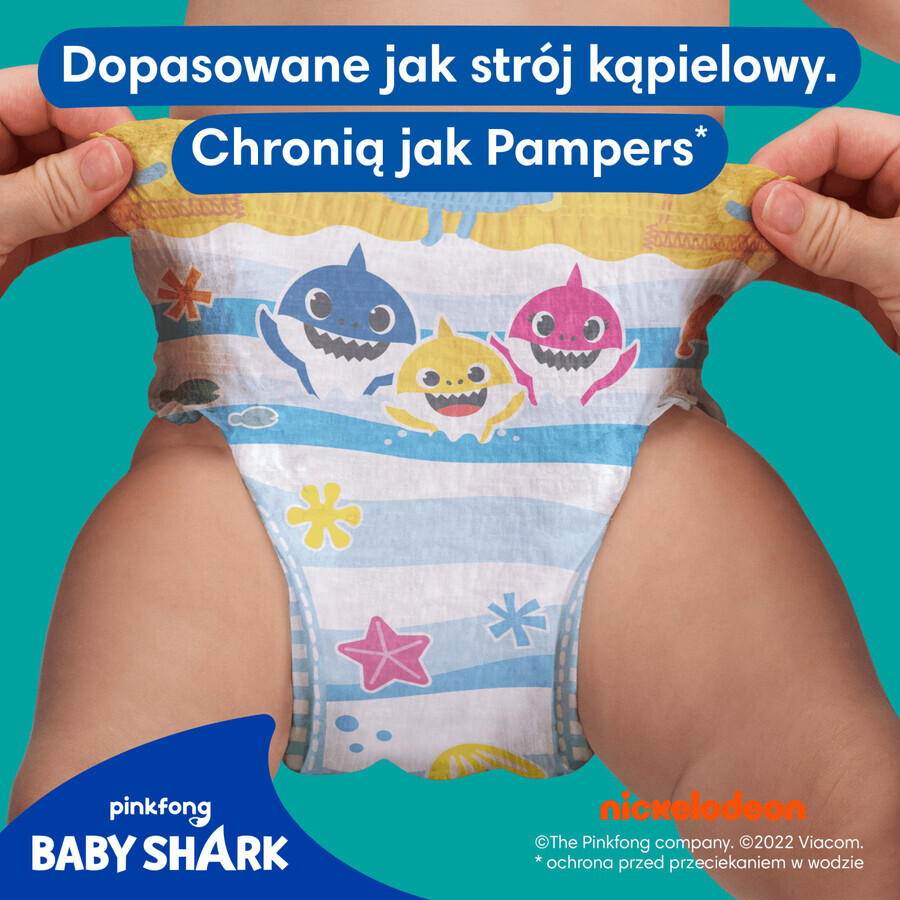 Pampers Splashers set, swim diapers, size 5-6, 14+ kg, 2 x 10 pieces
