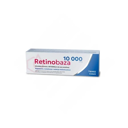 Retinobaza 10,000 ultra-light formula with vitamin A, for face and body, 30 g, Farmapol