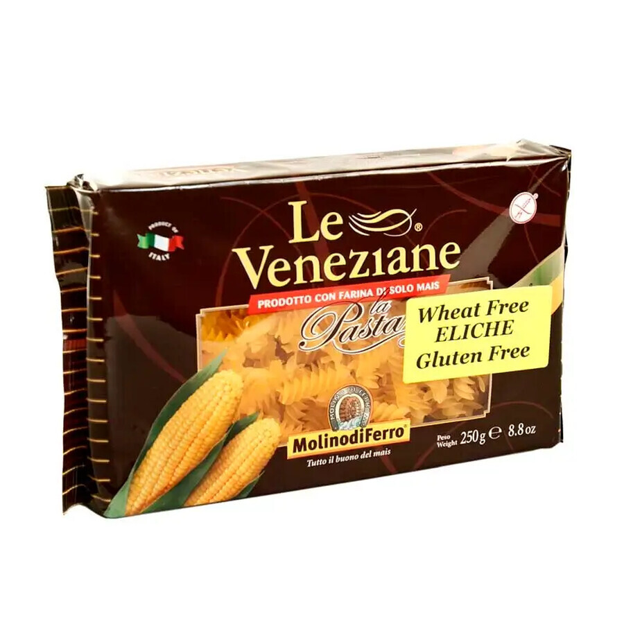 Glutenfreie Spiralnudeln Eliche, 250 g, Le Veneziane