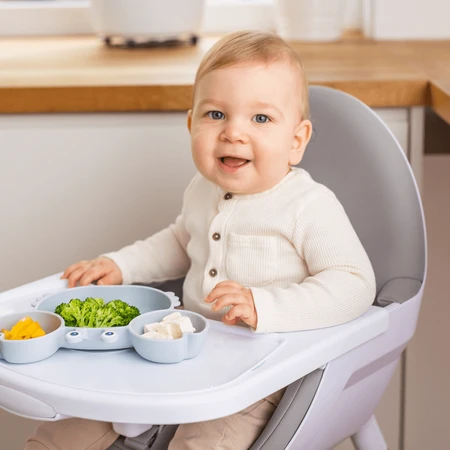 Dumel GiliGums, plato, Cangrejo, gris, a partir de 6 meses, 1 pieza