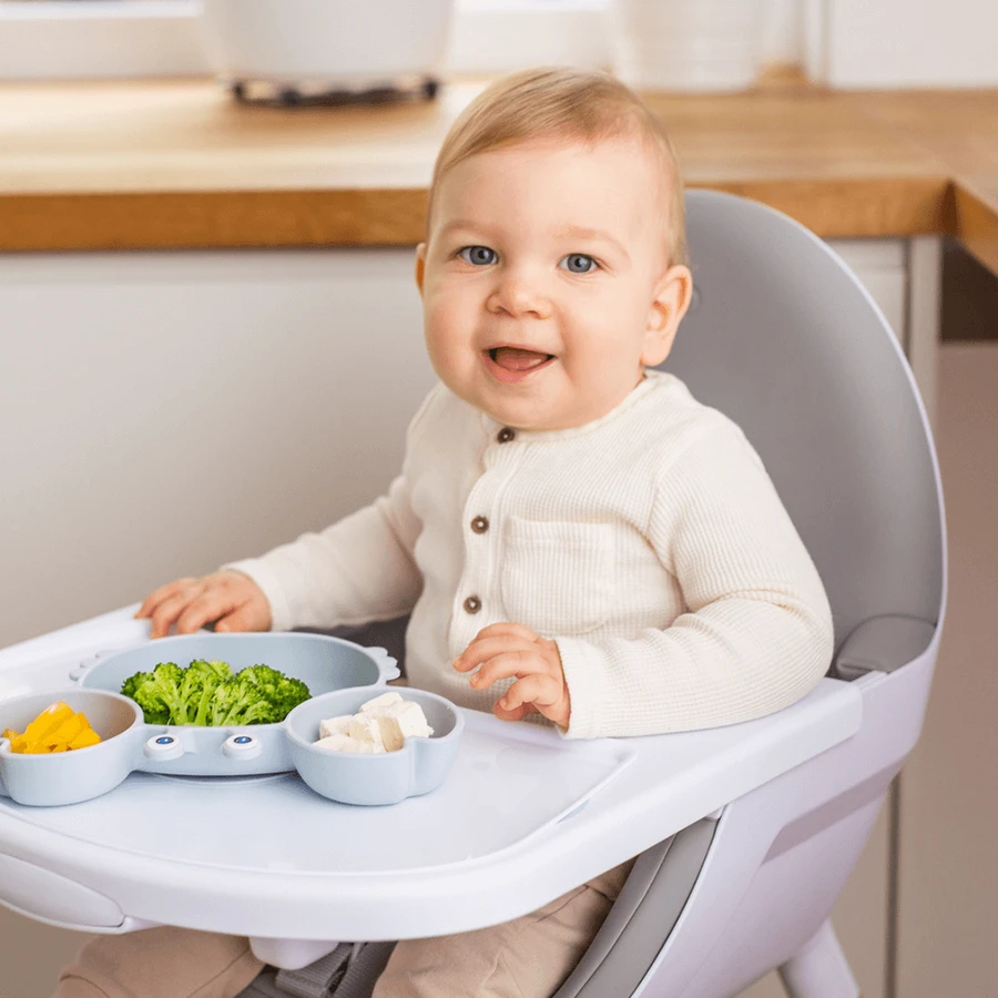 Dumel GiliGums, plato, Cangrejo, gris, a partir de 6 meses, 1 pieza