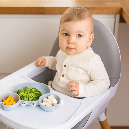 Dumel GiliGums, plato, Cangrejo, gris, a partir de 6 meses, 1 pieza