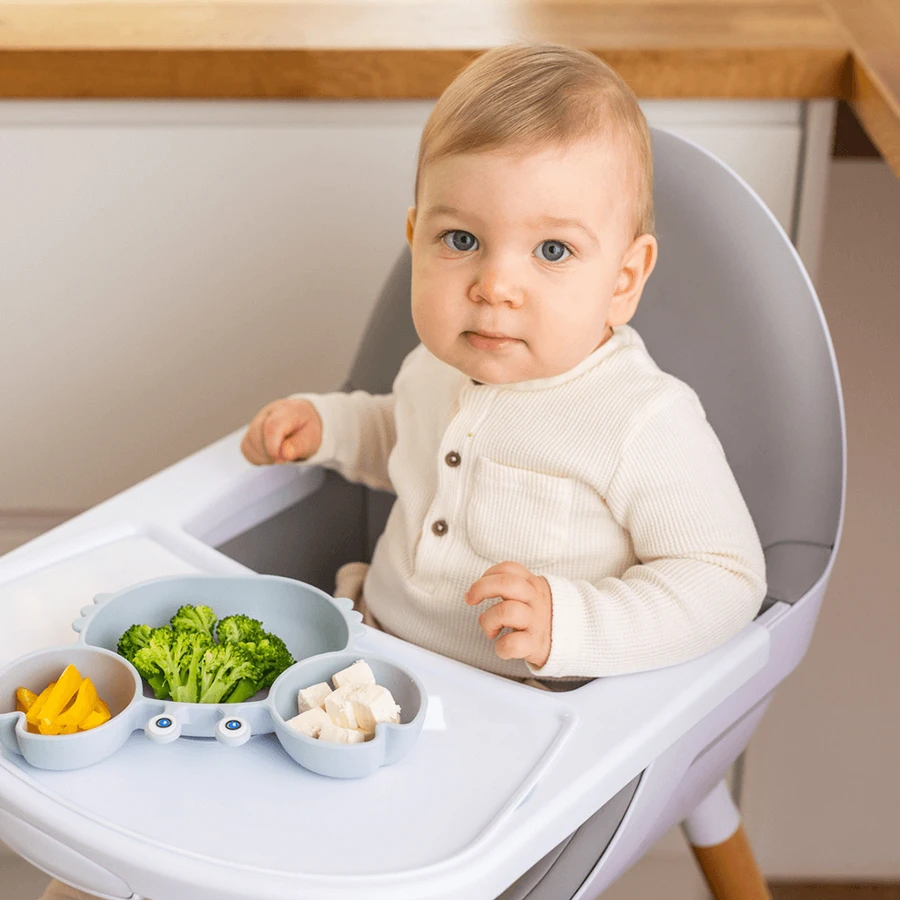 Dumel GiliGums, plato, Cangrejo, gris, a partir de 6 meses, 1 pieza