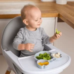 Dumel GiliGums, plato, Cangrejo, gris, a partir de 6 meses, 1 pieza