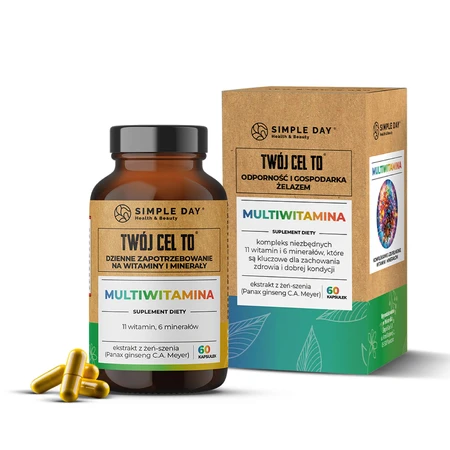 Multivitamínico Simple Day, 60 cápsulas