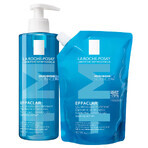 La Roche-Posay Effaclar Kit, Reinigungsgel für fettige und empfindliche Haut, 400 ml + Ersatz, 400 ml La Roche-Posay Effaclar Kit, Reinigungsgel für fettige und empfindliche Haut, 400 ml + Ersatz, 400 ml