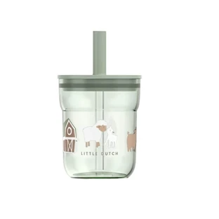 Paille pour enfants, Little Farm, 250 ml, Little Dutch