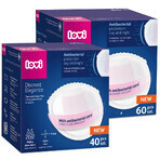 Lovi Discreet Elegance set, breast pads, antibacterial, white, 60 pcs + 40 pcs