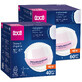 Lovi Discreet Elegance set, breast pads, antibacterial, white, 60 pcs + 40 pcs