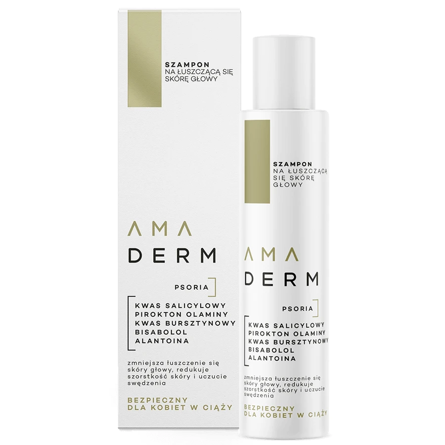 Amaderm Psoria, champú para cuero cabelludo descamado, 200 ml