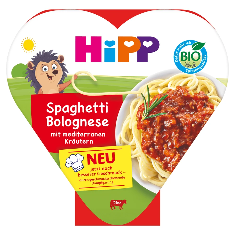 HiPP Bio dish, spaghetti bolognese, after 1 year, 250 g