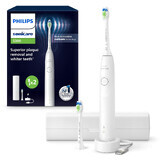 Periuta de dinti electrica seria 5300 + Toc Sonicare, Alb, HX7108/03, Philips