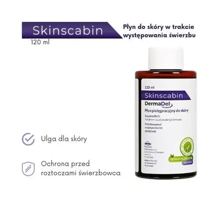 SkinScabin lozione per la cura della pelle, 250 ml, Delfarma