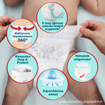 Pampers Premium Care Pants, scutece, mărimea 4, 9-15 kg, 114 buc