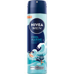 Nivea Men set, douchegel, Cool Marine, 250 ml + antitranspiratiespray, Cool Marine, 150 ml