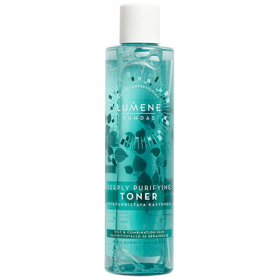 Lumene Puhdas, tonico per il viso a pulizia profonda, 200 ml