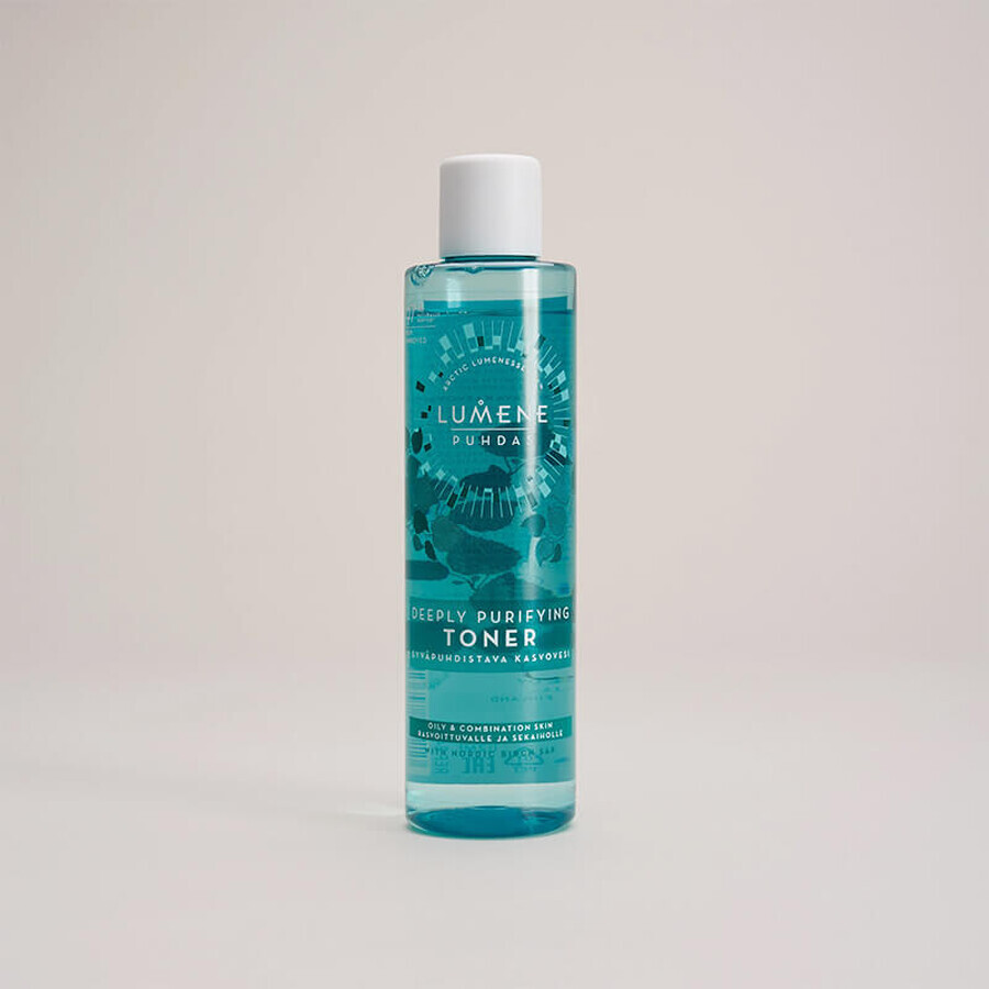 Lumene Puhdas, tonico per il viso a pulizia profonda, 200 ml