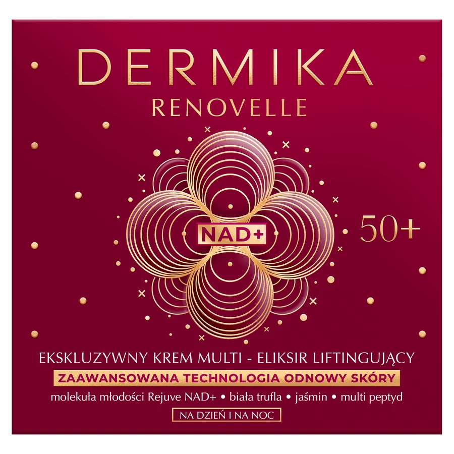 Dermika Renovelle 50+, crème lifting multi-elixirs exclusive, jour et nuit, 50 ml