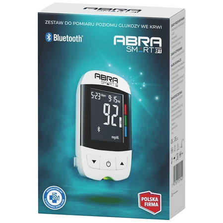 Abra Smart BT, Blutzuckerkit, Messgerät + Zubehör