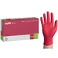 EasyCare Nitrile, guantes de nitrilo, no estériles, sin polvo, frambuesa, talla L, 100 unidades