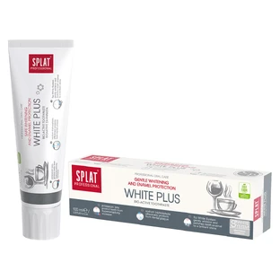 Splat Professional White Plus, Zahnpasta zum Aufhellen von empfindlichem Zahnschmelz, 100 ml