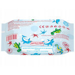 Testeo, wet wipes for babies and children from 1 day old, 99.8% water, 80 pieces