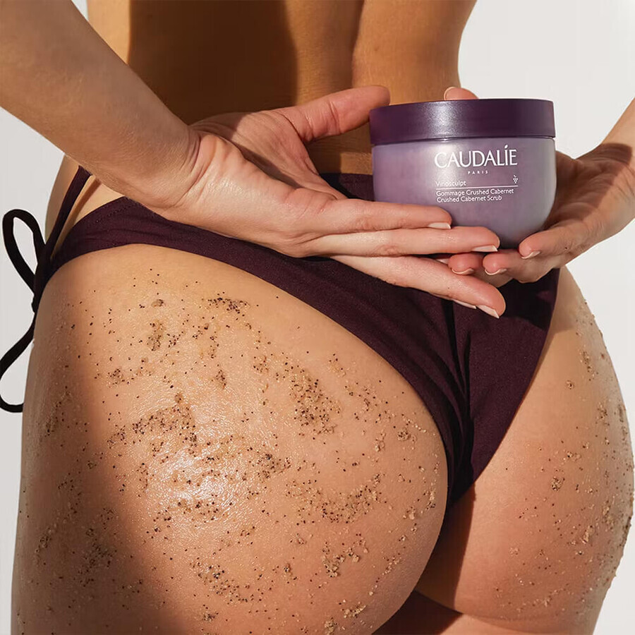 Caudalie Vinosculpt, exfoliant de corp Crushed Cabernet, 250 g