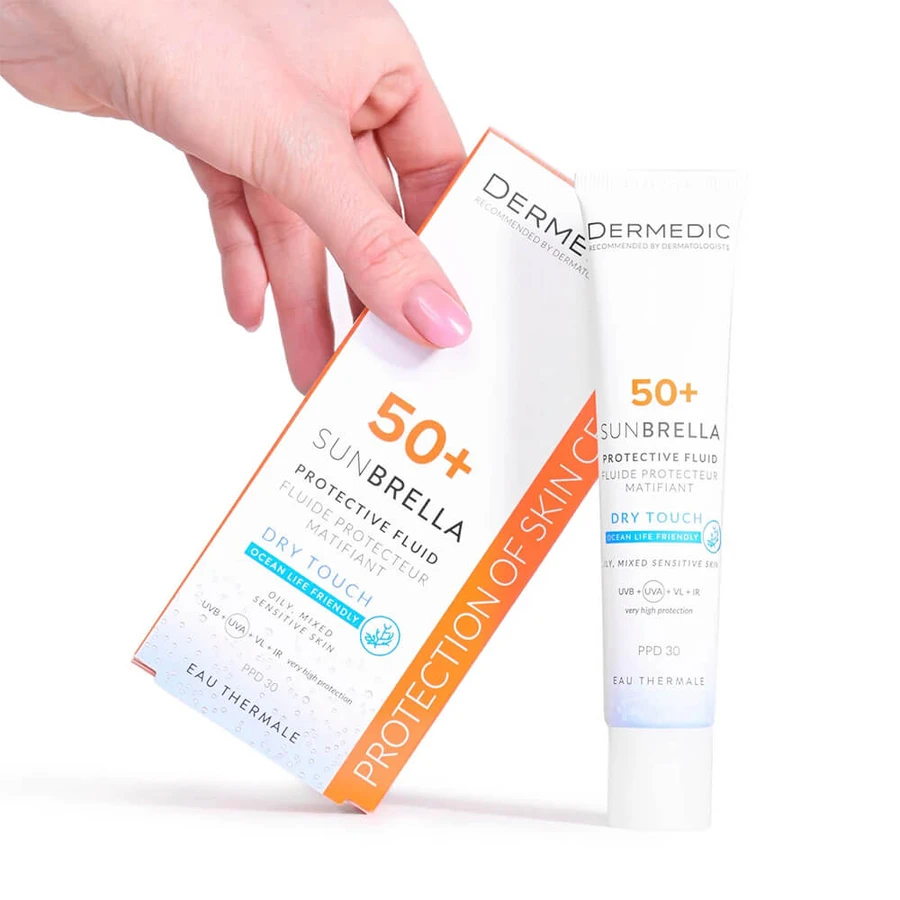 Dermedic Sunbrella, écran solaire matifiant, SPF 50+, 40 ml