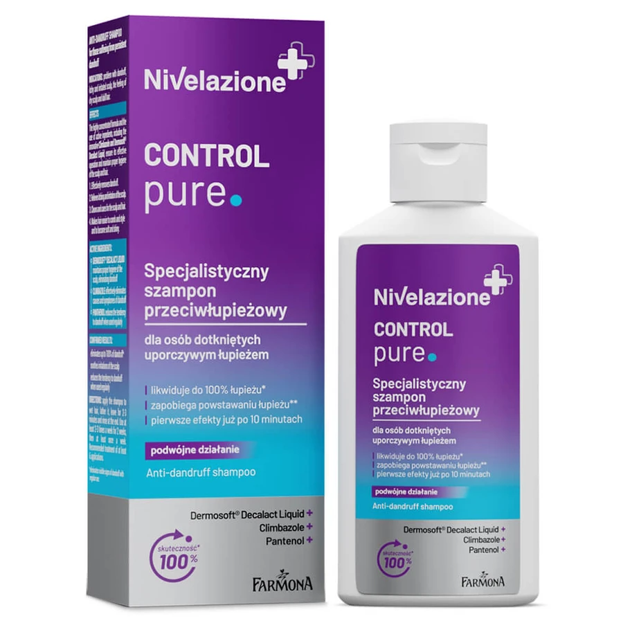 Farmona Nivelazione Control Pure, Spezialshampoo gegen Schuppen, 100 ml