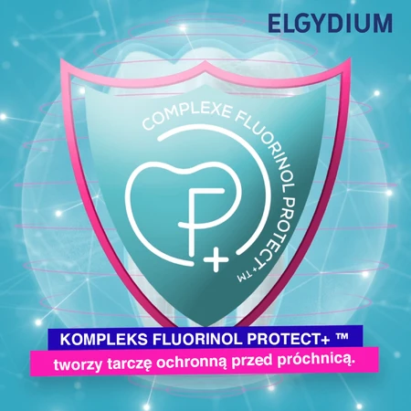 Elgydium Kids Fluorinol, pasta dentífrica anticaries para niños de 3 a 6 años, frambuesa y fresa, 50 ml