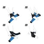 Actimove Sports Edition, estabilizador de tobillo, negro, correas cruzadas, ajustable