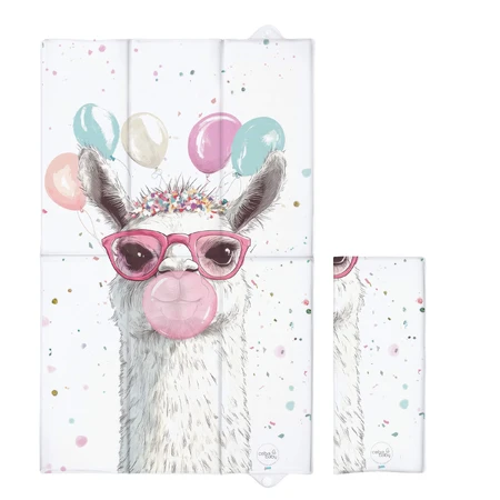 Ceba Baby, folding changing mat, Crazy Lama, 50 x 80 cm