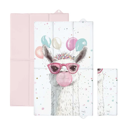 Ceba Baby, folding changing mat, Crazy Lama, 50 x 80 cm