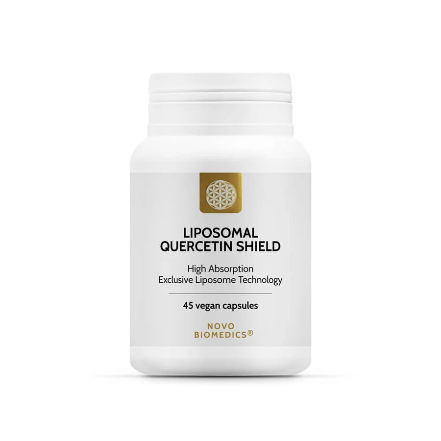 Escudo de quercetina liposomal, 45 cápsulas, Novo Biomedics