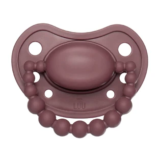 Luu Kids, suzetă, poziționare, silicon, Moroccan Pink, 3-6 luni, 1 buc