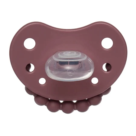 Luu Kids, suzetă, poziționare, silicon, Moroccan Pink, 3-6 luni, 1 buc