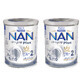 Nestl&#233; NAN Optipro Plus 2 HMO set, leche de continuaci&#243;n para lactantes mayores de 6 meses, 2 x 800 g