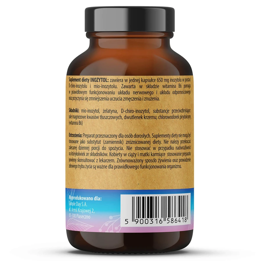 Simple Day Inositol, 60 capsules